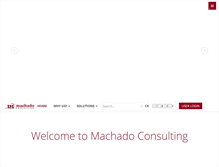 Tablet Screenshot of machadoconsulting.com